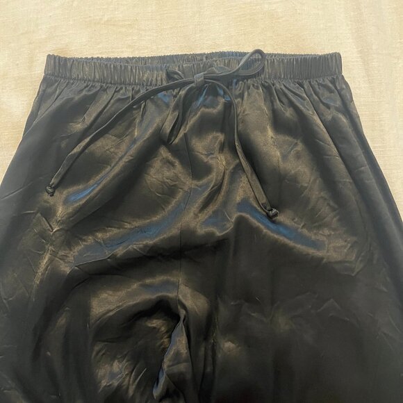 90s silky long black pant - Picture 3 of 5
